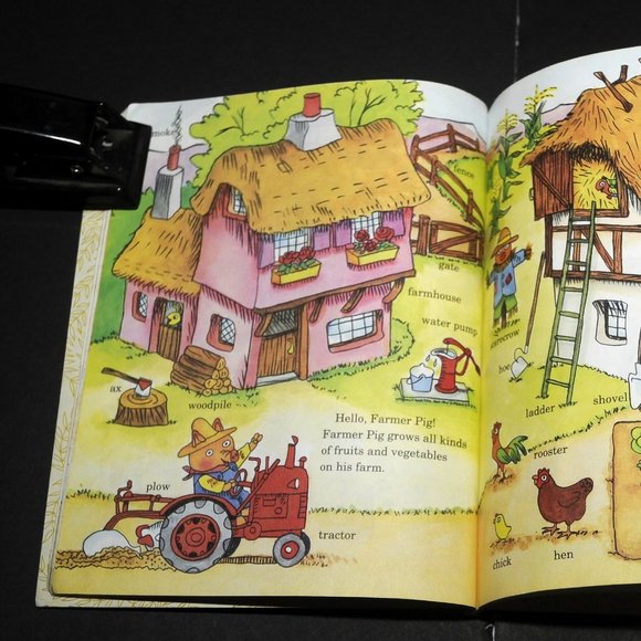 Vintage Richard Scarry Little Golden Book 'Best Little Word Book Ever!' 1992 - Picture 9 of 12